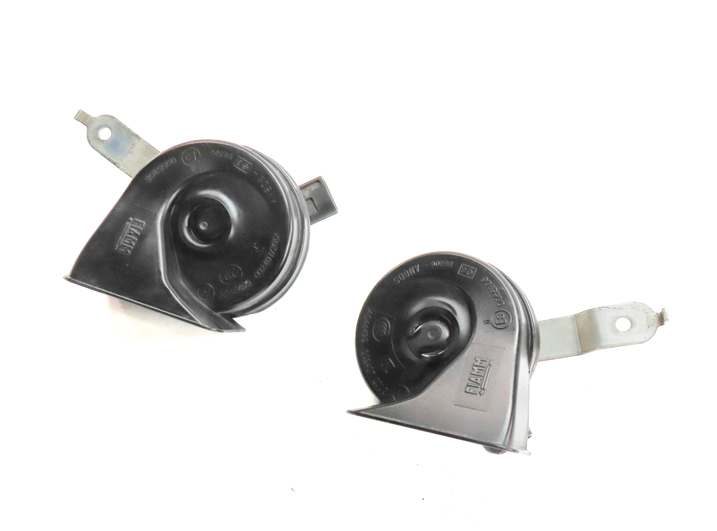 2011-2018 BMW X3 X4 (F25 F26) HIGH & LOW TONE SAFETY HORN SET-2 — exact item pictured